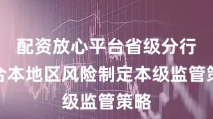 配资放心平台省级分行结合本地区风险制定本级监管策略