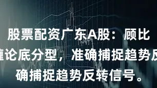 股票配资广东A股：顾比倒数线 缠论底分型，准确捕捉趋势反转信号。